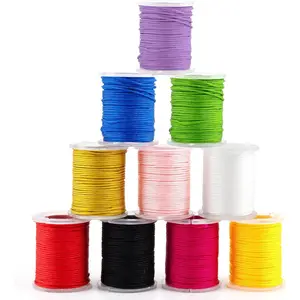 , 10 Color Nylon String Cord for Bracelet  Making,  Chinese Knotting Cords Beading Thread Kumihimo, Braided Bracelets, Dream Catcher, Necklaces, Macrame Craft, Wind Chime