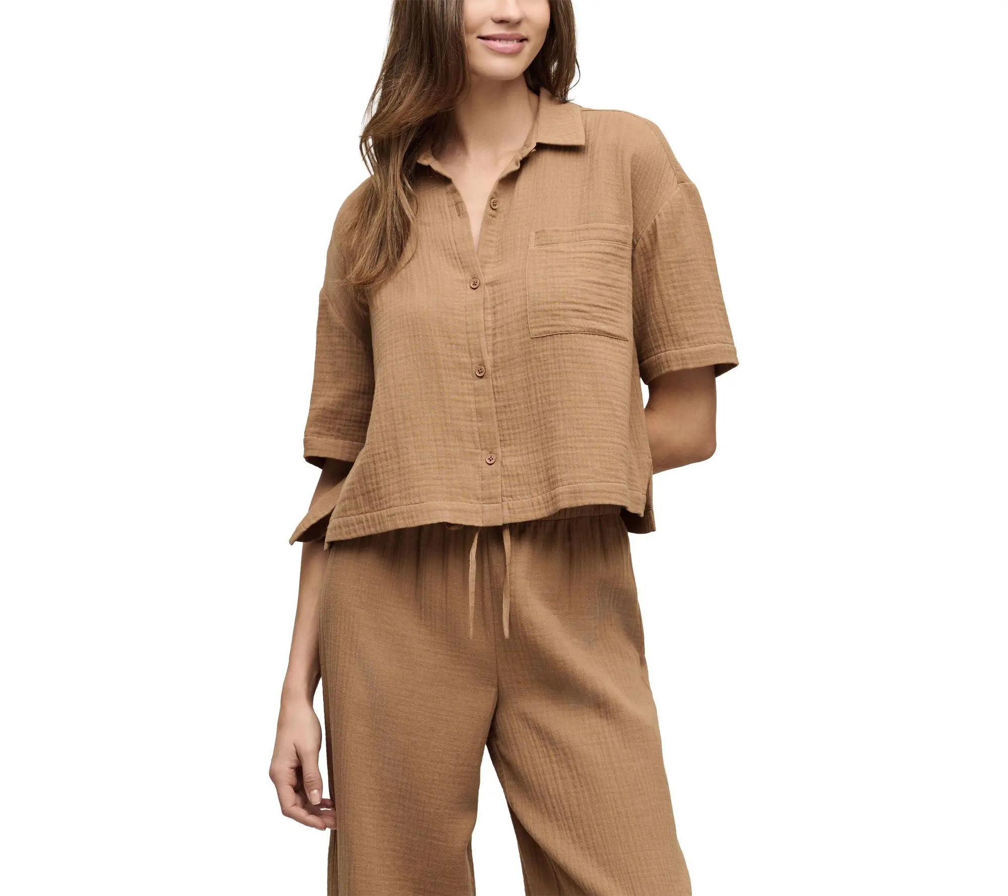 Barefoot Dreams Cotton Gauze Shirt