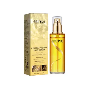 EELHOE Keratin Hair Essence Spray, Hair Repair To Improve Dry Curly Frizz Pomade Essence
