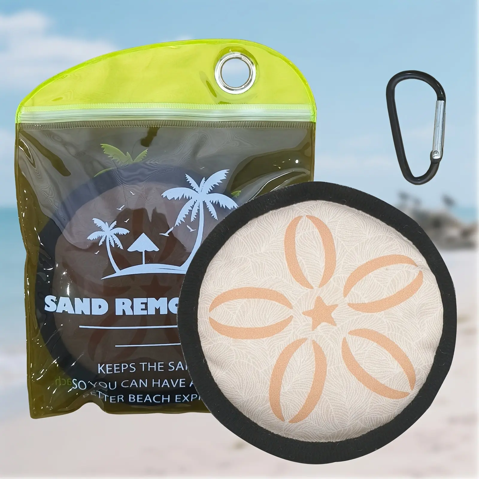 Quick Clean Beach Towel Accessories, Efficient Sand Removal Bag, Essential Outdoor Sand Bag, Must-Have Beach Play Equipment for Beach Experience