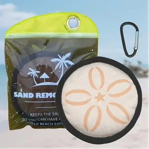 Quick Clean Beach Towel Accessories, Efficient Sand Removal Bag, Essential Outdoor Sand Bag, Must-Have Beach Play Equipment