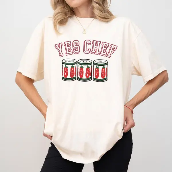 Bear TV Series T-Shirts Yes Chef! Original Beef Land Shirt, Family Meal Spaghetti, Jeremy Allen Fans - Unisex TeeTshirt Casual Fashion