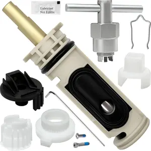 1222  Kit Fit for Moen, Shower  Replacement with  104421 and Handle Adapter 116653, Fit for Moen Posi Temp Single Handle Tub/Shower Faucets Plumbing, Leak-Proof