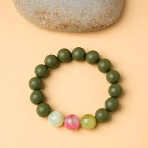 Nature's Energy Bracelet: Xiuyan Jade & Herbal Garden Scents. Feel Refreshed.
