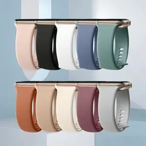 5-Pack Multi-Color Silicone Watch Bands for Apple Watch, Soft Sport Strap for Women Men, Fashion Accessory for Casual Wear