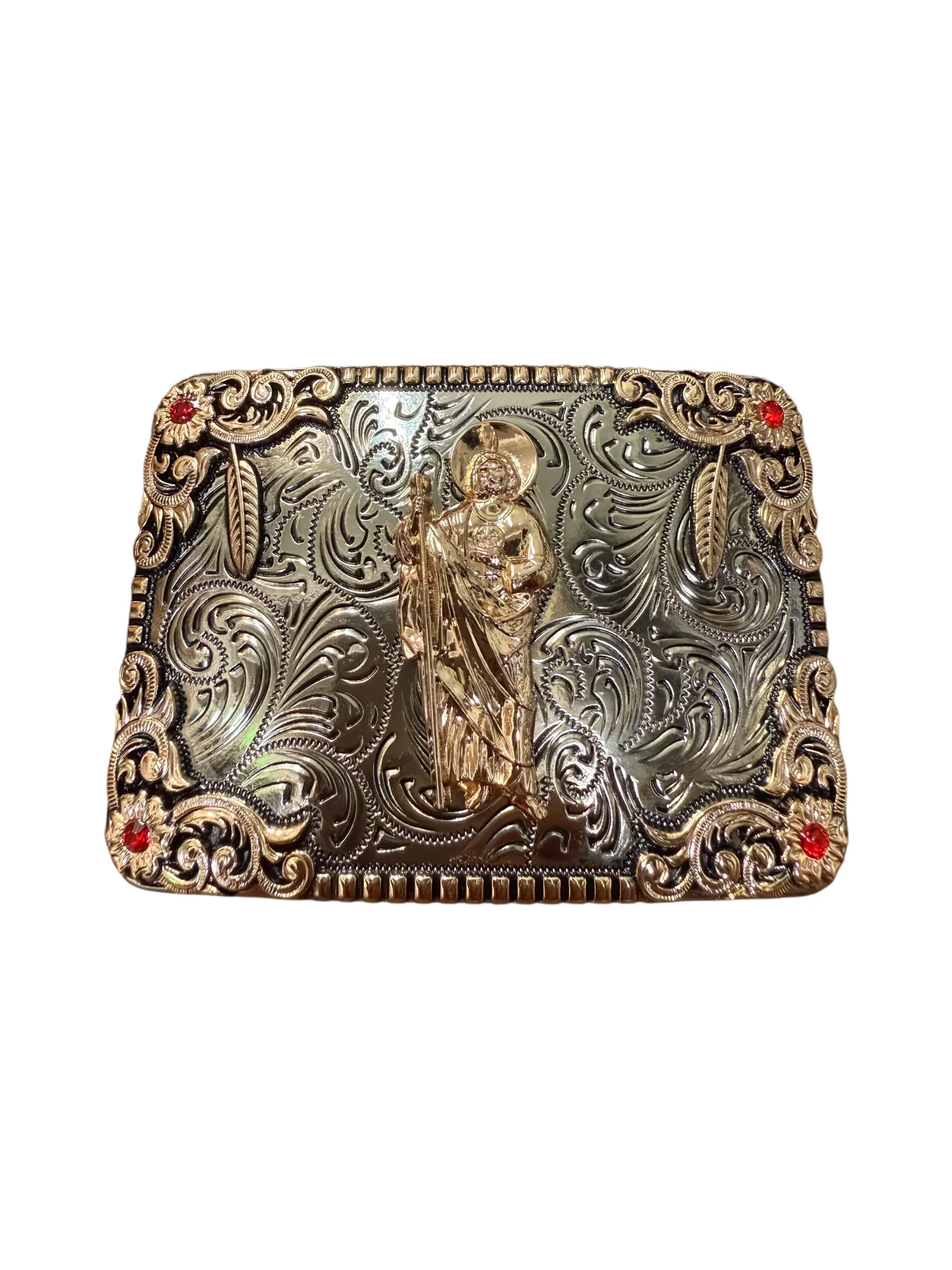 Hebilla Vaquero San Judas Hebilla San Juditas Western Style Saint Jude Buckle