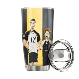 Fukurodani Academy Tumbler Cup Anime Haikyuu Car Accessories 12-30z