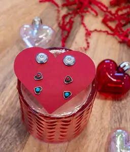 Valentine 3-Pair Earring Cards