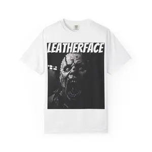 Leatherface Horror Unisex T-Shirt | Scary Movie Apparel, Halloween Costume, Graphic Tee, Horror Fan Gift