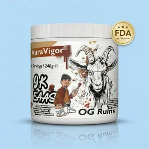 AuraVigor  EAA Hydration | EAAs + BCAA Powder | Muscle Recovery, Strength, Muscle Building, Endurance | 8G Essential Amino Acids + Electrolytes |  30 Serving