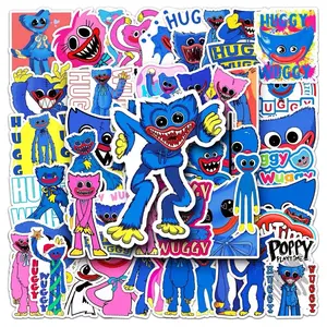 50 Pack Poppy Playtime, Huggy Wuggy, Kissy Missy Stickers. No Duplicates