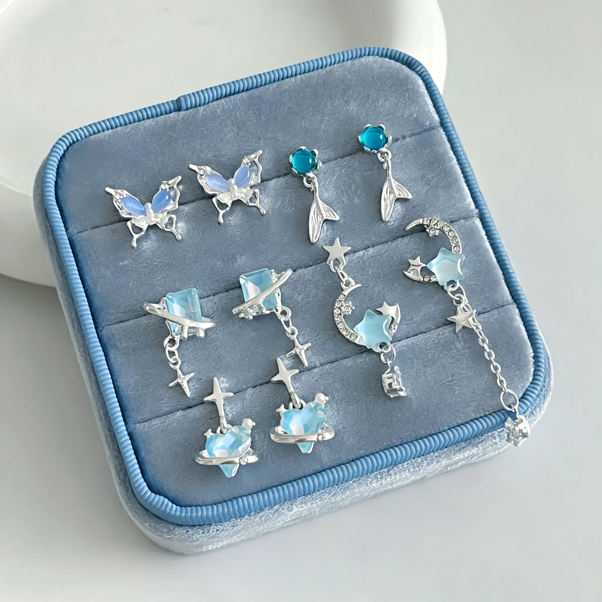 Yuki's Shop Irregular Elegant Drop Earrings, Ready-to-Wear Daily Jewelry for Beading & Jewelry Making DIY Projects