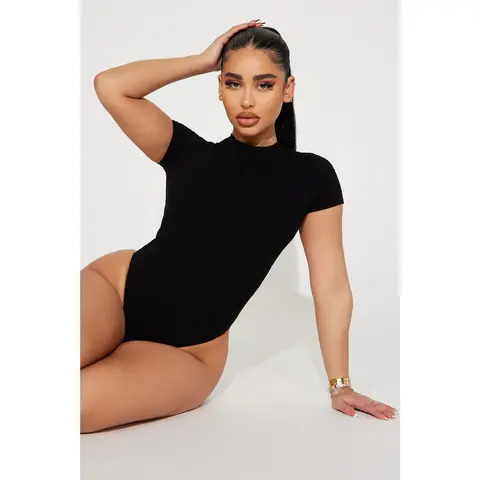 Kylie Snatched Bodysuit - Black