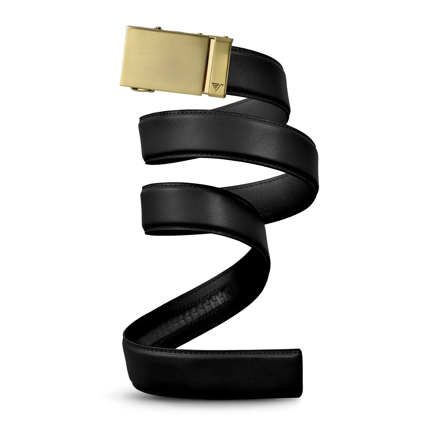 Mission Belt 40mm GOLD 40 Buckle with Genuine Leather Strap