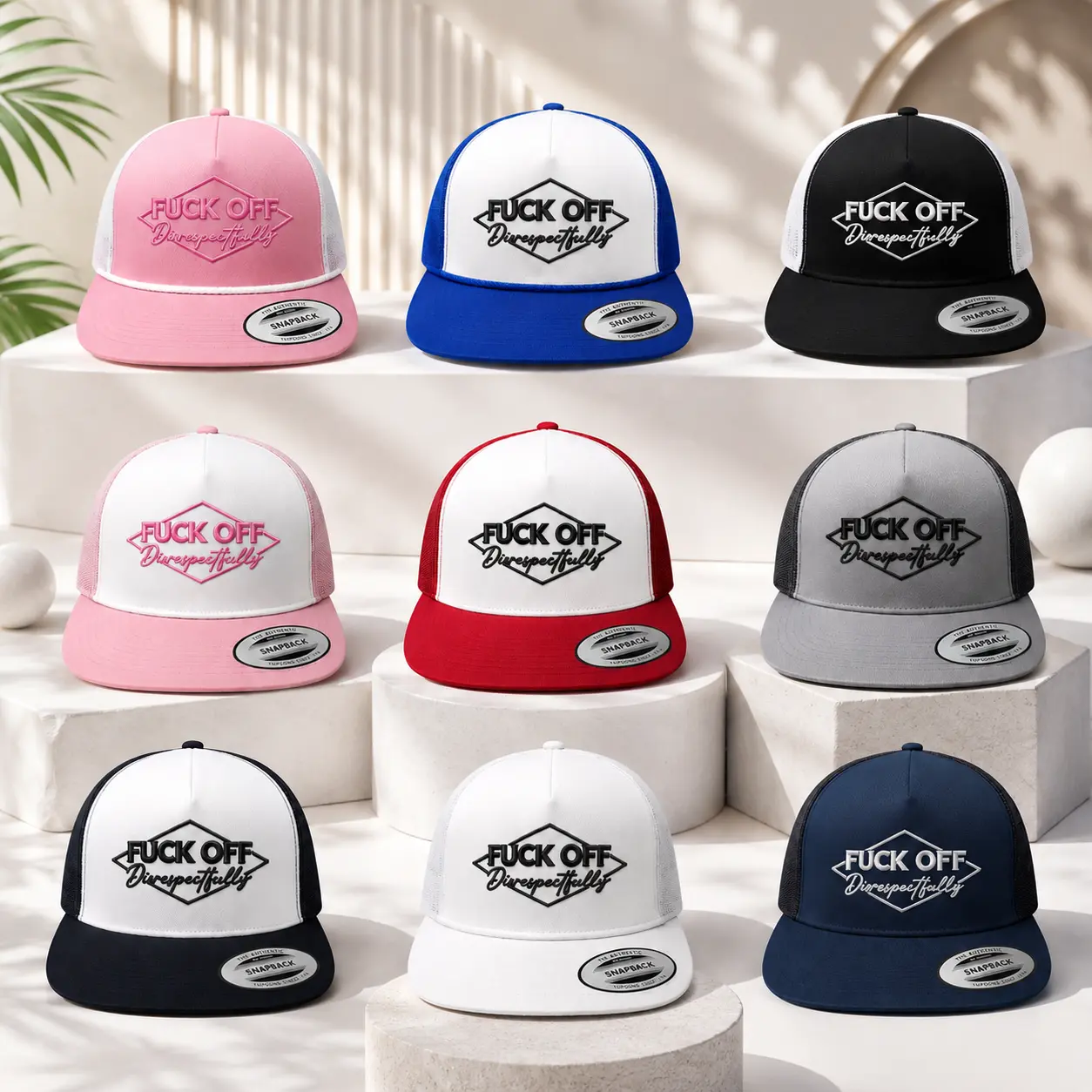 F*ck Off Disrespectfully Embroidered Snapback
