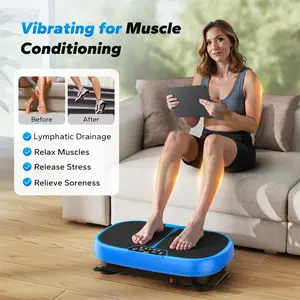 Vibration Plate Exercise MachineLymphatic Drainage Machine, Whole Body WorkoutVibration Platform for Fitness Home Gym EquipmentFathersDayGift