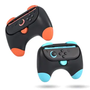 Switch 2 Controller Grips Ergonomic Handles for Switch 2 Joy-Con Anti-Slip Lightweight Joycon Grips Black 2 Packs
