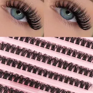 40D/60D/80D/100D segmented false eyelash set, thick three-dimensional large capacity grafting eyelashes