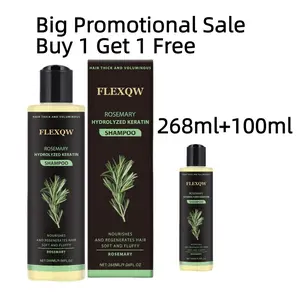Buy One Get One Rosemary Shampoo 268ML, Nourishing Hair Care, Prevents Thinning & Loss, Promotes Density & Health, Adds Shine, Volume Repair Shampoo