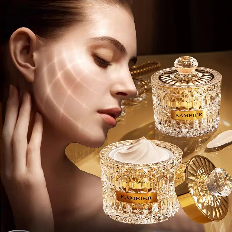 Moisturizing Brightening Face Cream, 1 Box Hydrating Nourishing Face Cream, Improves Elasticity Moisturizer for Women & Men All Skin Types, Daily Hydrating Moisturizer, Glow Hydration
