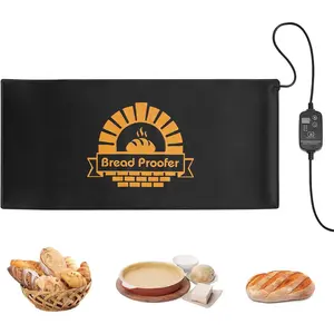 Bread Proofer Warming Mat - Sourdough Warming Mat Sourdough Dough Proofer for Fermenting with Thermostat Temperature 59°F - 140°F (Oblong)