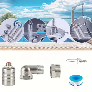 Float Valve,1/2" to 3/4'' water level control float valve, 304 Stainless Steel Fully Automatic Watershut off valve, Automatic Water Level Controller for Tank, Pool, Livestock Troughs