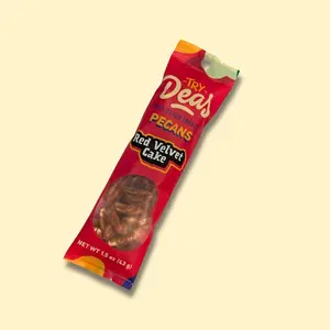Try Deas 1.5 oz Red Velvet Cake Pecans - Nut Healthy Snack Gluten-Free Protein