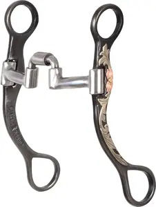 Classic Equine BitLogic 7.5" Low Port Western Horse Bit - Swept-Back Shank for Training & Competition