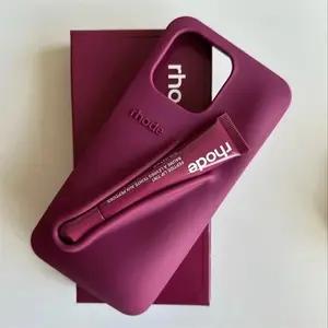 Everyday Lip Balm Slot Phone Case for IP 17/16/15/14/13/12/11 Pro Max Soft Protective Cover with Slim Design and Anti Scratch Camera Guard