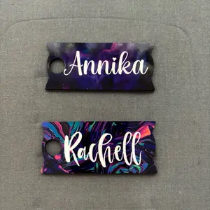 40 Ounce Tumbler Custom Name Tag Toppers