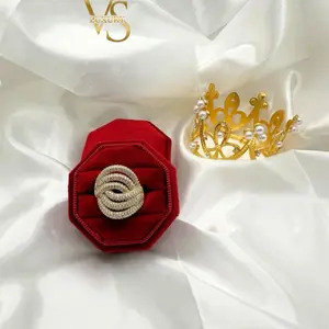 Elegant 14K Gold Plated Intertwined Ring – High Quality – Daily Use