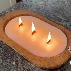Dough bowls candles