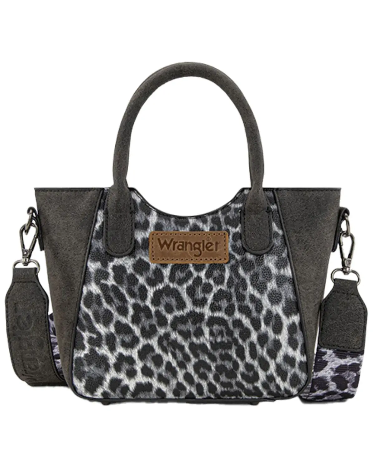 Wrangler Women's Women'S Leopard Print  Crossbody Tote - Wg296-8015Bk