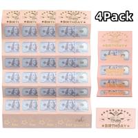4 Pack-Pink Birthday Cash
