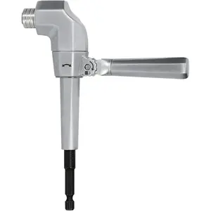 Durable Right Angle Drill Attachment, Adjustable Drill Adapter,  Fit, Max Torque 500 in-lbs (56.5 Nm),  Metal  & Steel Gear, For Use with Cordless Drill and  Driver