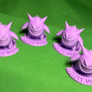 Gengar 3D Ability Used Markers! Acrylic filled GLOW markers! 4 pack! Custom design! hot price