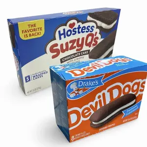Hostess Suzy Q's vs. Drake's Devil Dogs Combo Pack, Cream Filled Chocolate Snack