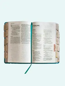 Faith & Grace Bible Set With Floral Tabs – For Busy Moms