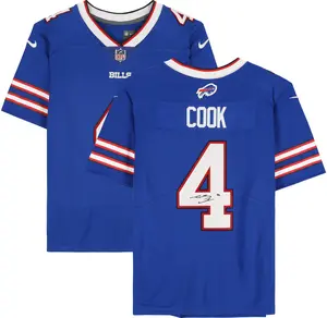 James Cook Buffalo Bills Autographed Nike Blue Limited Jersey - Fanatics Authentic Certified