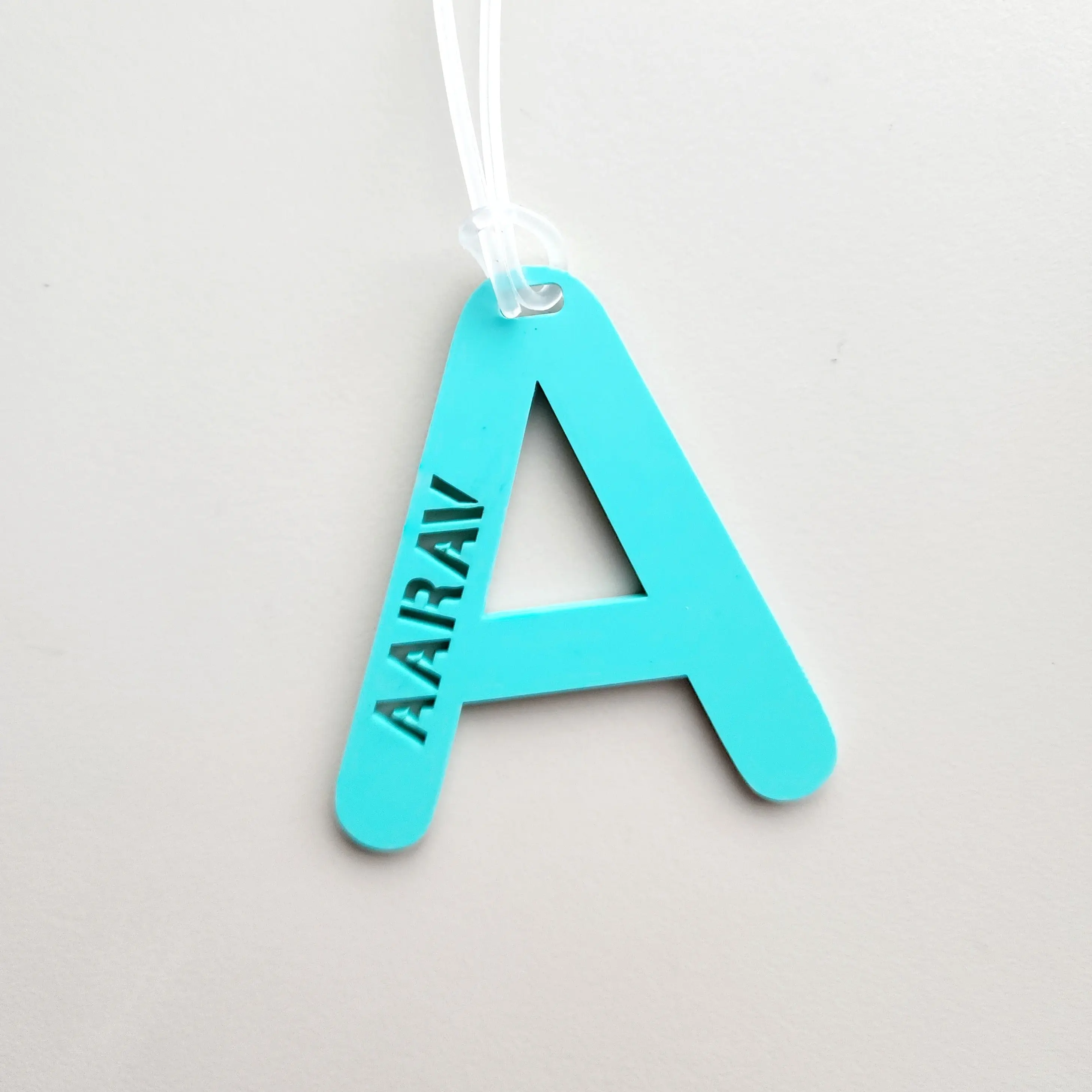 Monogram Name Tag
