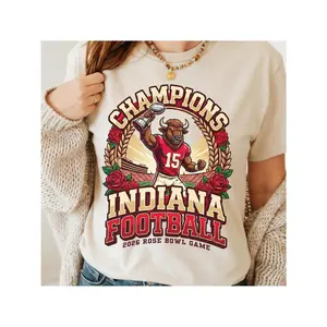 Indiana Football 2026 Rose Bowl Championship Jersey, Indiana Team Player Jersey, Fan Football T-shirt