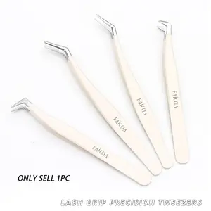Heavy Industry High-Precision False Eyelash Tweezers Professional Grafting Complete Set Tools Gold Feather Clamps for Beginners and Eyelash Artists, Eyelash Extension Tweezers Daily and Convenient