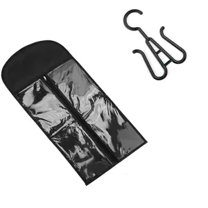 1 Set Wig Storage Bag Set with Hanger, Plastic Hanger Included, Ideal for Multiple Wigs, Organize and Store Your Wigs Efficiently