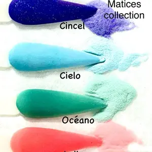 Maika’s Nails 4 pc Acrylic Collection Matices - Cincel, Cielo, Océano, and Indigo Colors for Nail Art