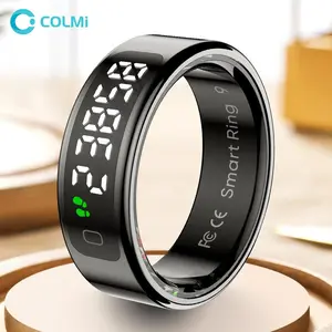 COLMI COLMI Smart Ring, Waterproof Smart Ring, Fashionable Wireless Charging Ring for Men & Women, Compatible with Android & iOS, Wearable, Fitness Tracker