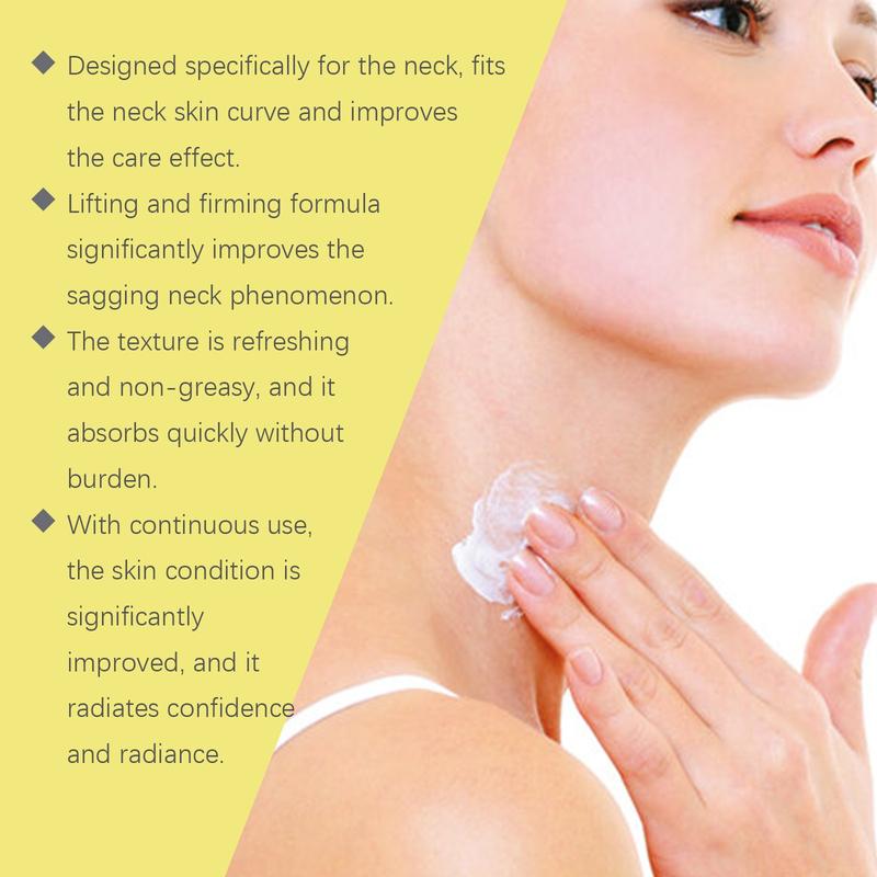 Hoygi Neck Firming Cream 150g, Deep Moisturizing & Tightening Formula, Low Allergenic, Easy Absorption Massage, Contains Glycerine & Oligopeptide-1