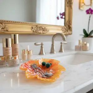 Resin Maple leaf trinket tray