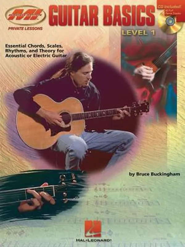 Used Guitar Basics Tutorial Book - Essential Chords, Scales, Rhythms, Theory, Book/Online Audio, CD Included (Paperback, English)