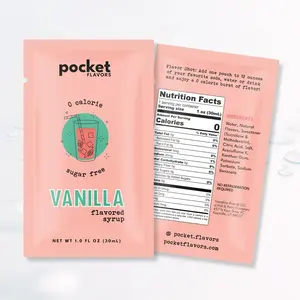 Vanilla Flavored Syrup Packets