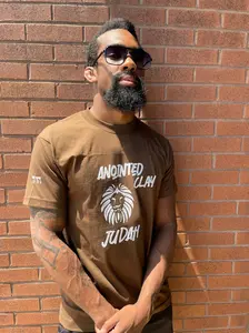 Anointed Clay TRIBE OF JUDAH - T-Shirt – Chocolate Edition - Christian Streetwear